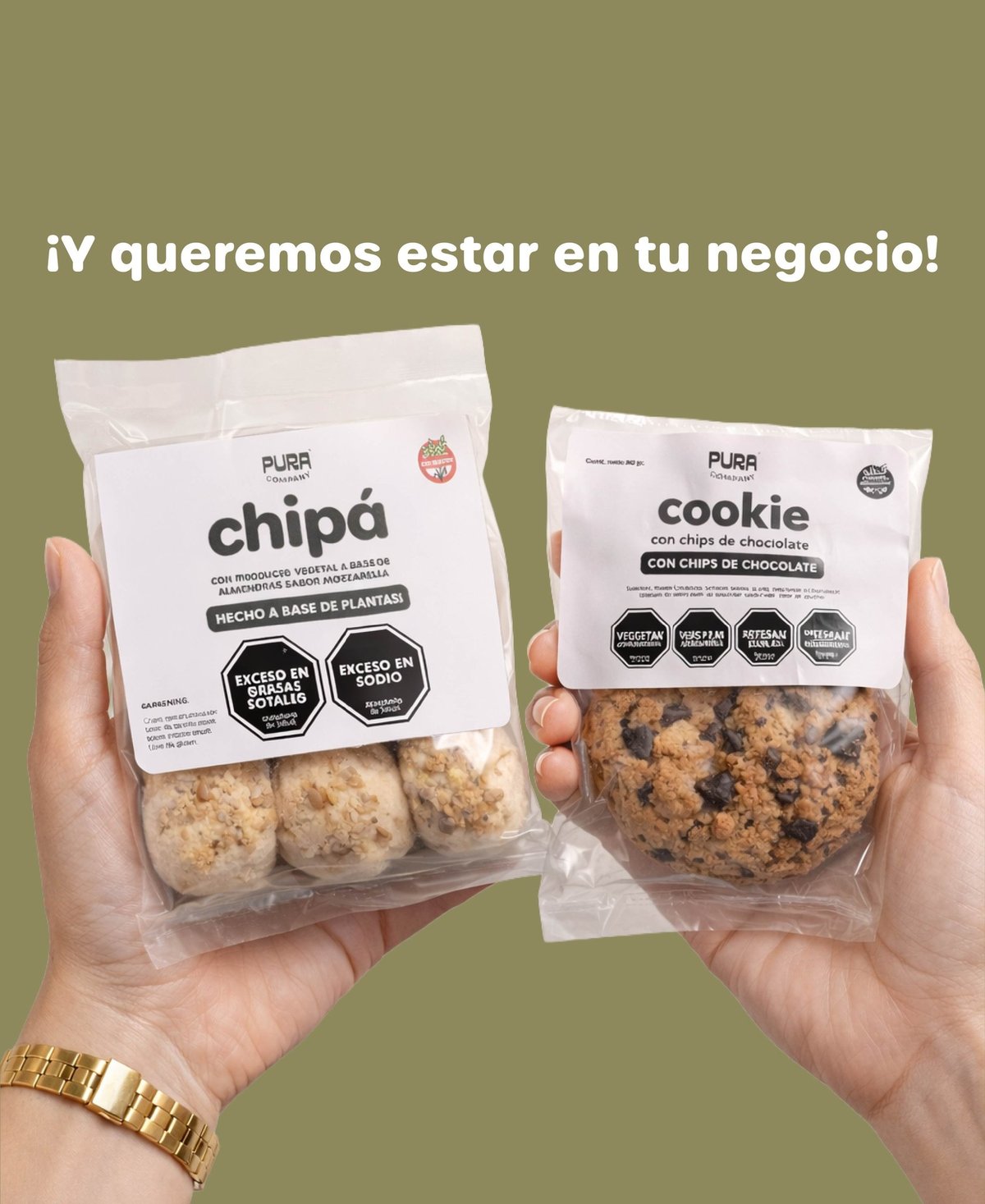 Cookie Pura packaging
